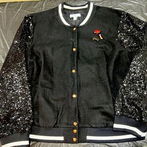 Plus Size Bomber Jacket